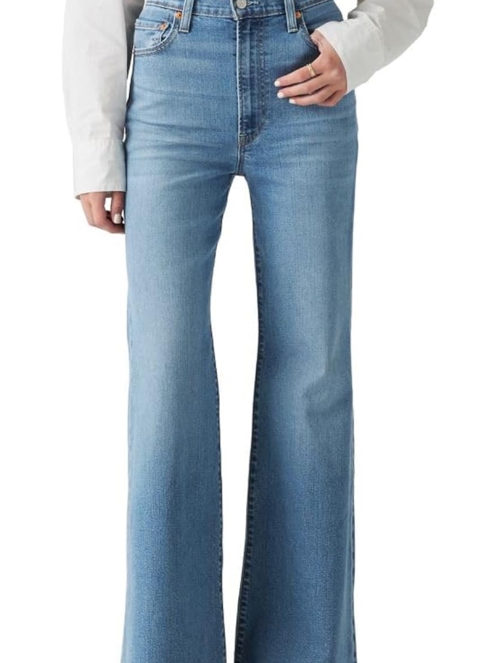 Levi’s women’s rib cage bell bottom jeans
